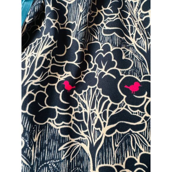 2/$30 NWT Maison Jules Medium Dress Floral Black Background - Picture 13 of 14